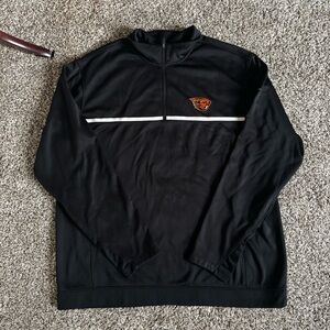 Nike Oregon State Beavers Quarter Zip Pullover – Black OSU Logo Men Size XL